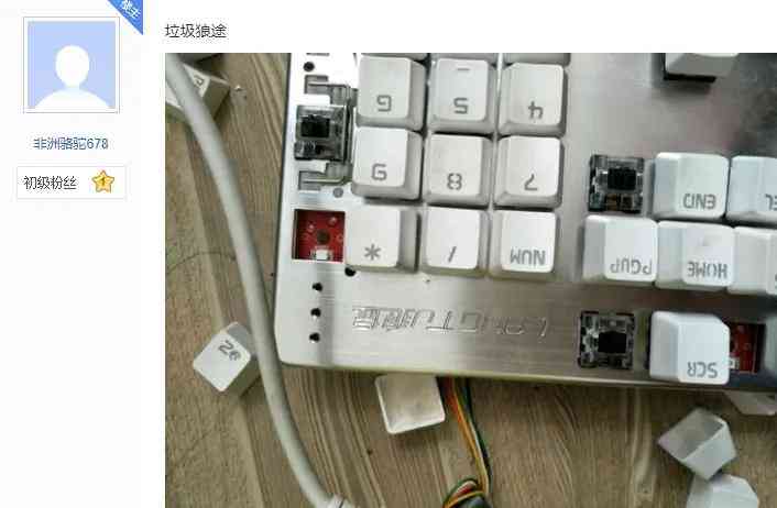 狼途键盘怎么样 狼途机械键盘拉了,真实被坑的网友~ 狼途键盘怎么样 狼途机械键盘拉了,真实被坑的网友~