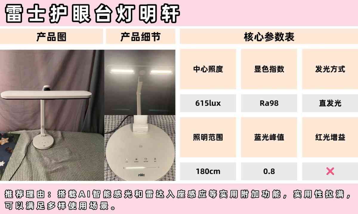 雷士护眼灯怎么样 松下和雷士台灯哪个好？书客松下雷士三大护眼灯品牌深度横评
