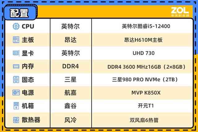 499元装机新选择！昂达H610M主板深度评测：入门平台实力派
